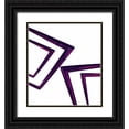 thumbnail image 1 of Burkhart, Monika 12x13 Black Ornate Wood Framed with Double Matting Museum Art Print Titled - Geometric III, 1 of 4