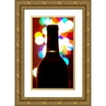 thumbnail image 1 of Burkhart, Monika 12x18 Gold Ornate Wood Framed with Double Matting Museum Art Print Titled - Wine Bottle Bokeh, 1 of 4