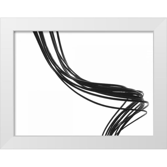 Burkhart, Monika 14x12 White Modern Wood Framed Museum Art Print Titled - Swirls VI