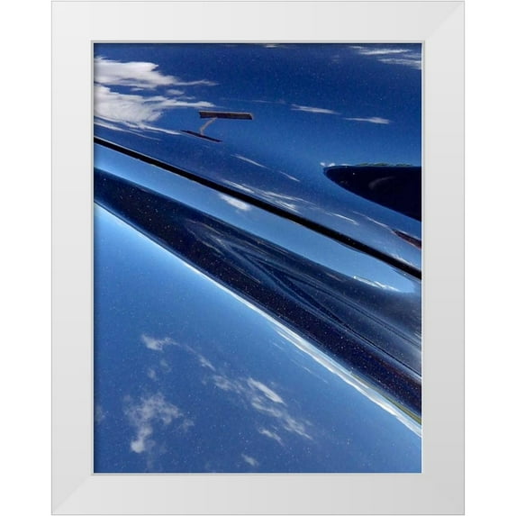 Burkhart, Monika 15x18 White Modern Wood Framed Museum Art Print Titled - Clouds On The Car II