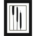 thumbnail image 1 of Burkhart, Monika 17x24 Black Ornate Wood Framed with Double Matting Museum Art Print Titled - Cat Tails II, 1 of 4