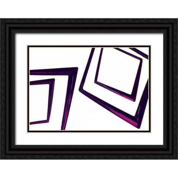 Burkhart, Monika 18x14 Black Ornate Wood Framed with Double Matting Museum Art Print Titled - Geometric I