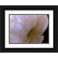 thumbnail image 1 of Burkhart, Monika 18x14 Black Ornate Wood Framed with Double Matting Museum Art Print Titled - White Peony II, 1 of 4
