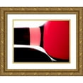 thumbnail image 1 of Burkhart, Monika 18x15 Gold Ornate Wood Framed with Double Matting Museum Art Print Titled - Wine Curves VIII, 1 of 4