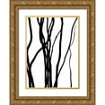 thumbnail image 1 of Burkhart, Monika 19x24 Gold Ornate Wood Framed with Double Matting Museum Art Print Titled - Boulevard sull acqua, 1 of 4