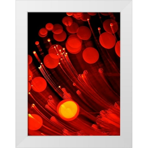 Burkhart, Monika 19x24 White Modern Wood Framed Museum Art Print Titled - Pyrotechnic I