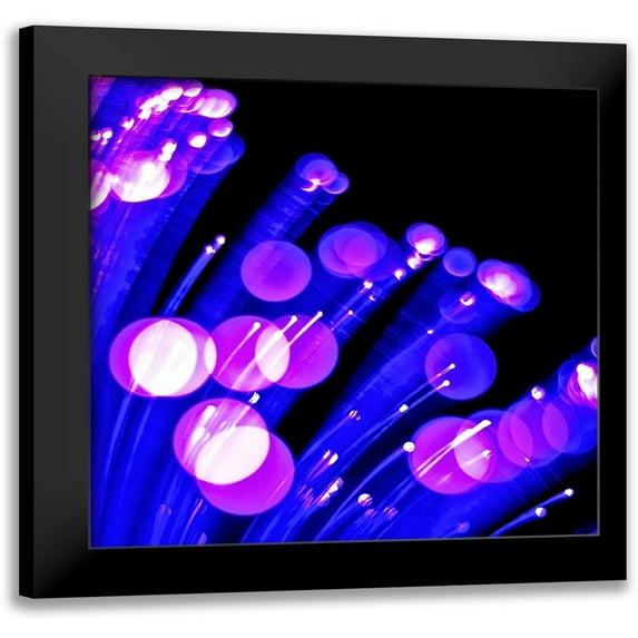 Burkhart, Monika 20x20 Black Modern Framed Museum Art Print Titled - Moon Drops I