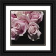 thumbnail image 1 of Burkhart, Monika 20x20 Black Ornate Wood Framed with Double Matting Museum Art Print Titled - Moonlight and Roses II, 1 of 4