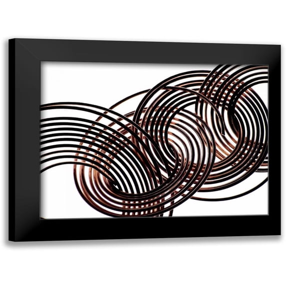 Burkhart, Monika 24x19 Black Modern Framed Museum Art Print Titled - Intertwined VIII