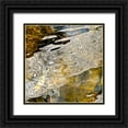 thumbnail image 1 of Burkhart, Monika 26x26 Black Ornate Wood Framed with Double Matting Museum Art Print Titled - Abstract Reflections II, 1 of 4