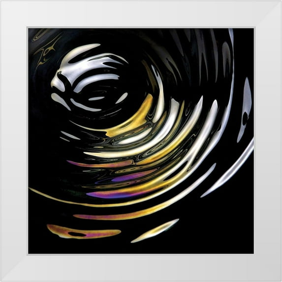 Burkhart, Monika 26x26 White Modern Wood Framed Museum Art Print Titled - Ripple II