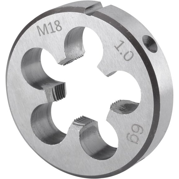 Burkit Metric M18 X 1 Round Threading Die, M18 x 1.0 Machine Thread Die Right Hand