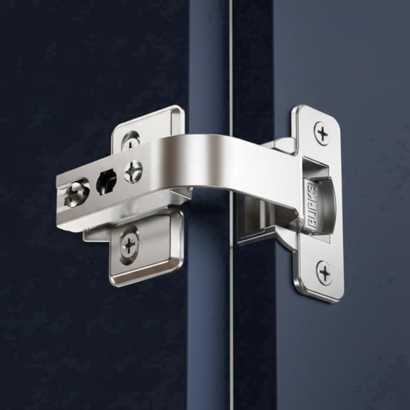 Burks 90 Degree Lazy Susan Hinge Pie Cut Bifold Cabinet Door Hinge for Corner Kitchen Cabinet