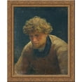 thumbnail image 1 of Burlak 20x24 Gold Ornate Wood Framed Canvas Art by Repin, Ilya, 1 of 2