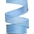 thumbnail image 1 of Burlap Baby Blue Wired Ribbon, 1 1/2 inch 10 Yard, Jute Ribbon for Decoration Bows Craft Gift Wrapping Wreath Sewing, 1 of 9