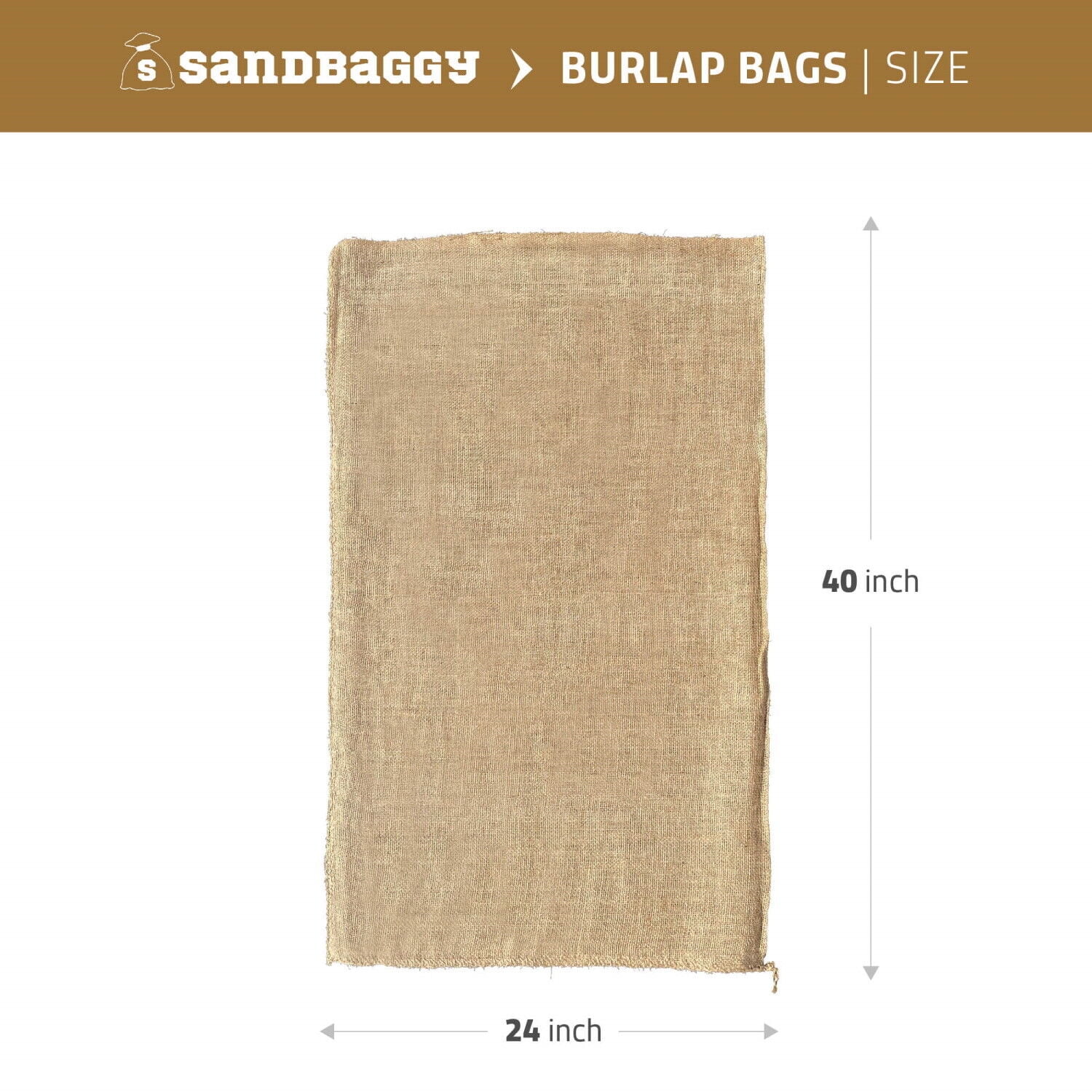 Burlap Bags Potato Sack Race Bags, Gunny Sack Multiple Sizes1 pc size 24" x 40"
