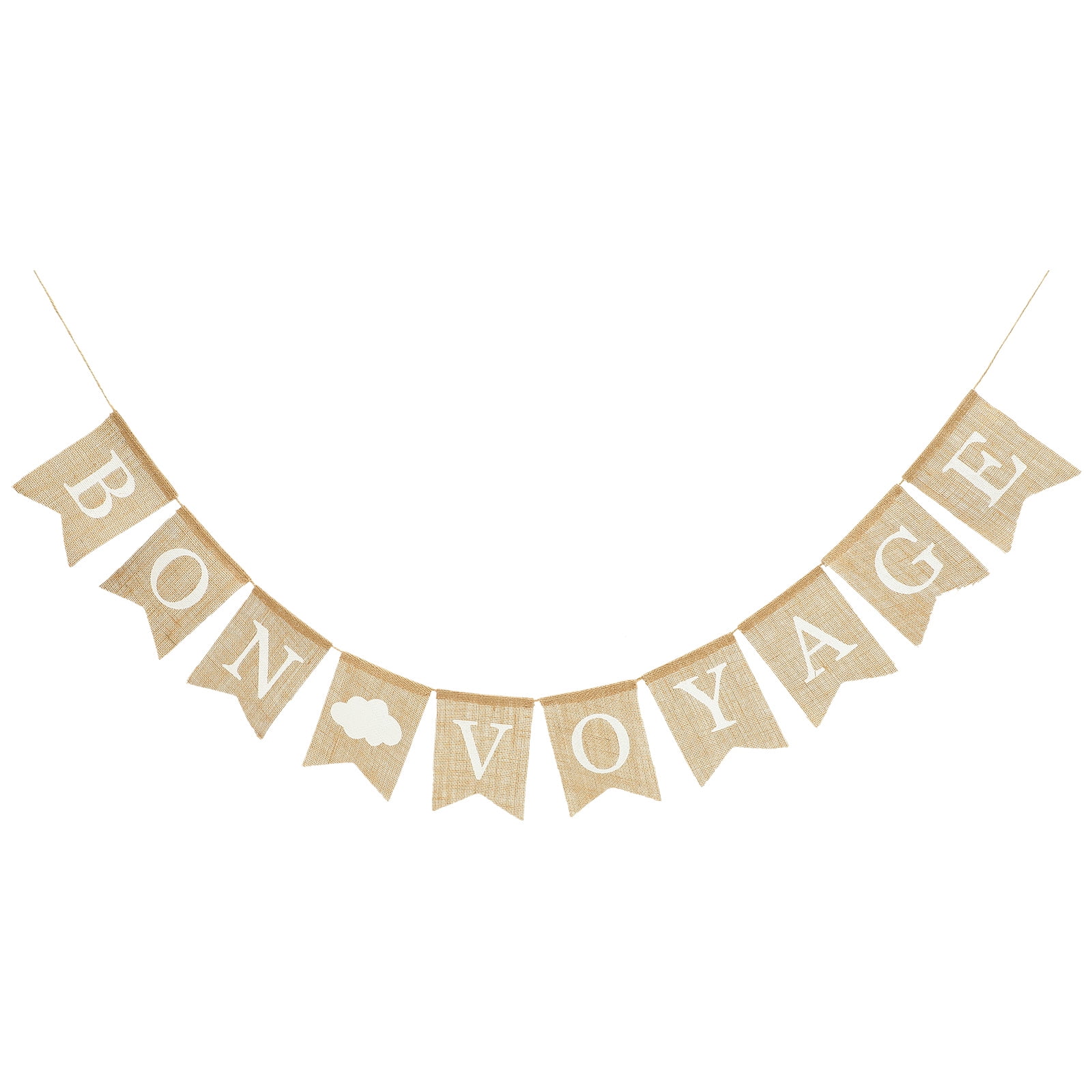 Kreatwow Let The Adventure Begin Banner – Travel Themed Party Decor World Map Bon Voyage - View #3