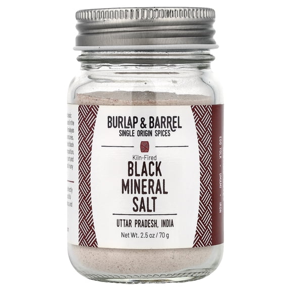 Burlap & Barrel Black Mineral Salt, 2.5 oz (70 g)