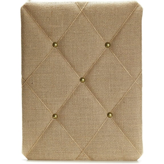 Burlap Bulletin Board Tan Mini