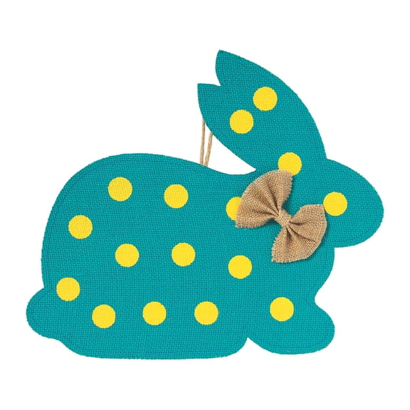 Burlap Bunny Door Hanger - Home Decor - 1 Piece