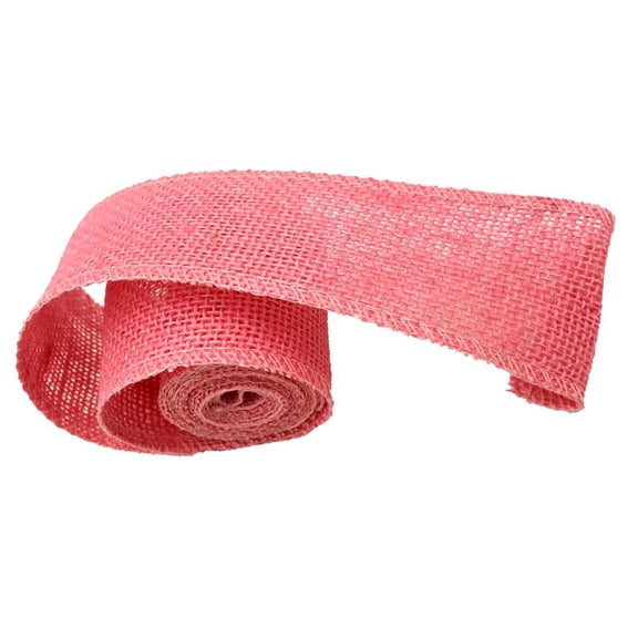 Burlap Burlap Ribbon For Wedding Party Christmas Decoration, Pink