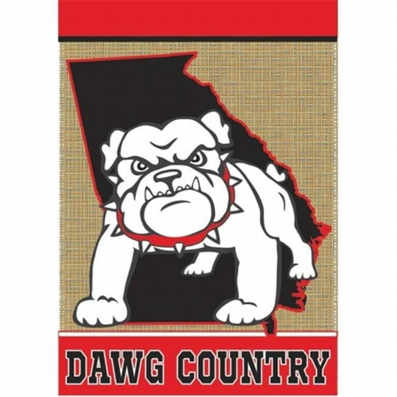 Burlap Dawg Country Flag, Large