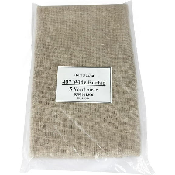 Burlap Fabric 40 Wide X 5 Yards