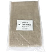 Burlap Fabric 40  Wide X 5 Yards