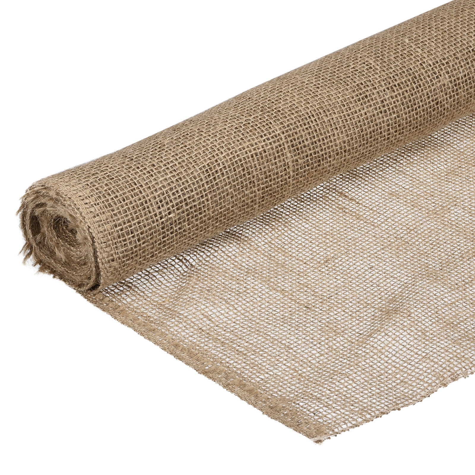 Burlap Fabric Roll 1.1 Yards x 5 Yards Natural Jute Burlap Roll for