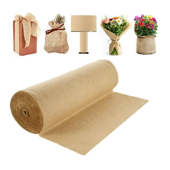 Burlap Fabric Roll 40" x 300 ft - Natural Jute Burlap for Crafts, Weddings, Gardening & Home Decor - Durable, Rustic Tree Wrap & DIY Projects
