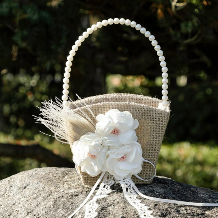 Rustic wedding flower girl online
