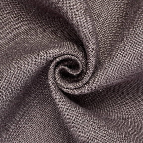 Burlap Gunny Hessian 100% Natural Sustainable Jute 60/61" Fabric By The Yard - Charcoal