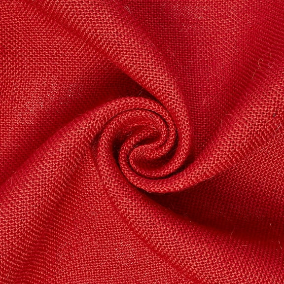 Burlap Gunny Hessian 100% Natural Sustainable Jute 60/61" Fabric By The Yard - Red
