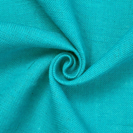 Burlap Gunny Hessian 100% Natural Sustainable Jute 60/61" Fabric By The Yard - Turquoise