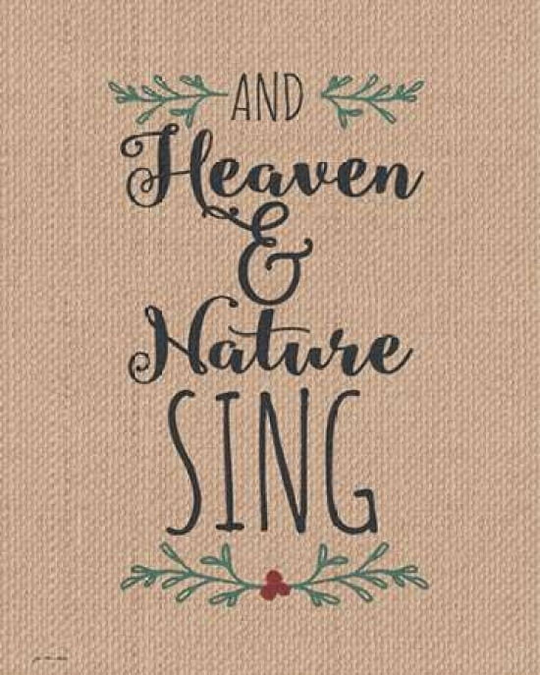 Burlap Heaven & Nature Canvas Art - Jo Moulton (24 x 30)