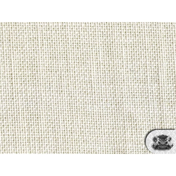 Burlap IVORY Fabric / 60" Wide / Sold by the yard