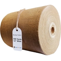 Burlap Jute Fabric by The Yard Natural Burlap Roll, 12 Inch Wide x 100 Yards, 10 Ounce – Eco-Friendly Material for Rustic Decor, Gardening, Table Runners, Crafts, and Weddings - Made in USA