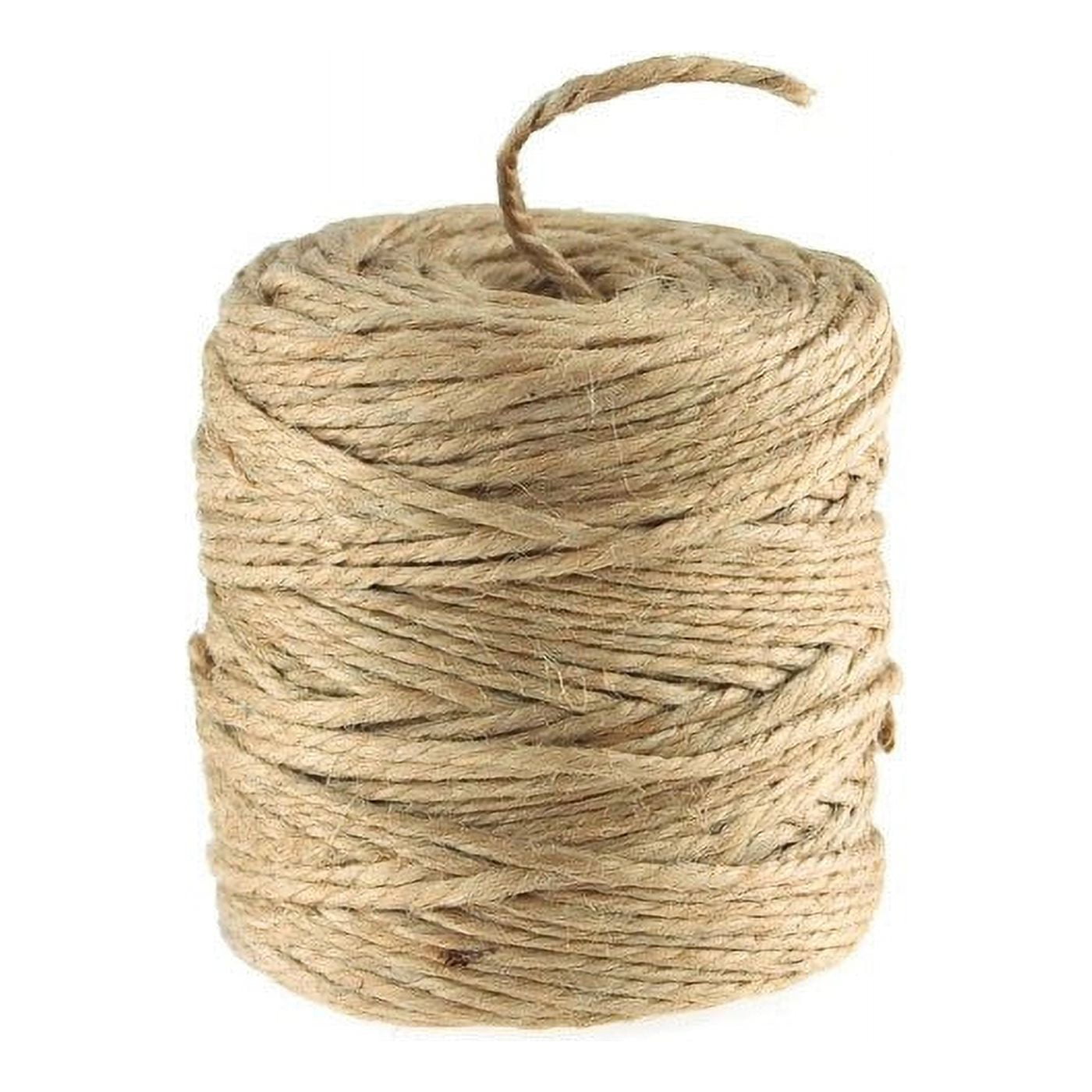 Rustic Pink Jute Twine - 2mm - 3 Ply Premium Strong Natural Twine - 50 100  Yards