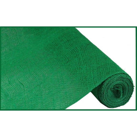 Burlap Mesh, Green, Loose Weave Burlap, 18 inch x 10 Yard