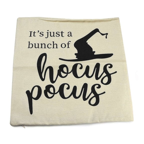 Burlap Pillow Case Square Cushion Cover for Sofa Bed Decoration Themed Pattern 45x45x0.5cm DIY