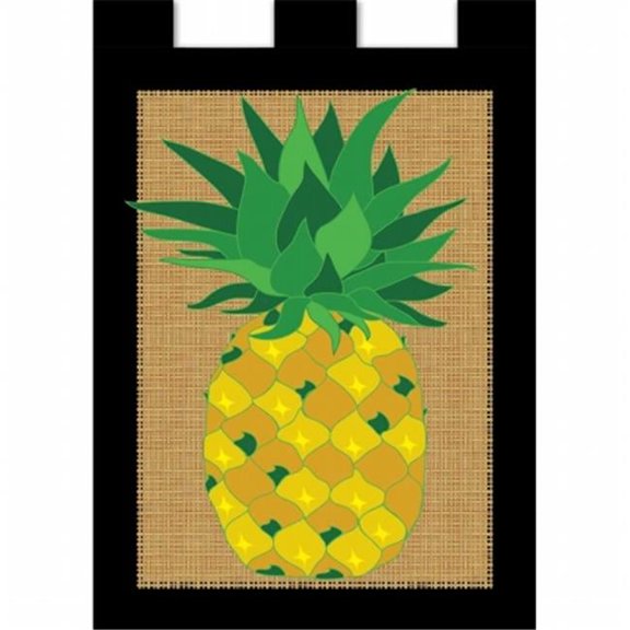 Burlap Pineapple Flag, Large