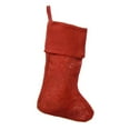 thumbnail image 1 of Burlap Red Christmas Stockings, 16-Inch, 6-Piece, 1 of 2