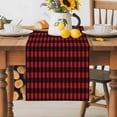 thumbnail image 1 of Burlap Table Runner 70 Inches Long,Christmas Farm Red Black Buffalo Gingham Non-Slip Kitchen Table Runners for Dining Room Everyday Use Party Table Decorations Rustic Classic Check, 1 of 9