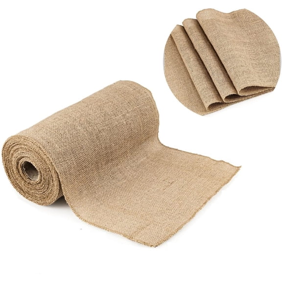 Burlap Table Runners,12 x 70 Jute Table Runner and Placemats, for Wedding Table Decorations, Farmhouse Style Party, Thanksgiving, Kitchen Coffee Table Decor Cover, 1Pcs