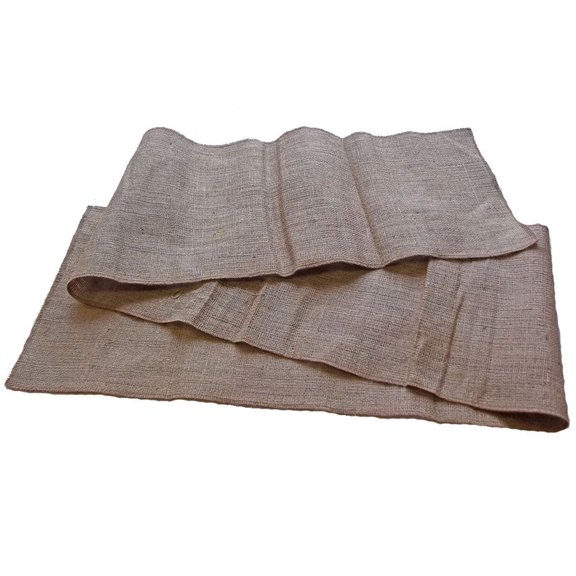 Burlap Table Runner 14 Inch Wide x 10 Yards Natural 10oz Jute