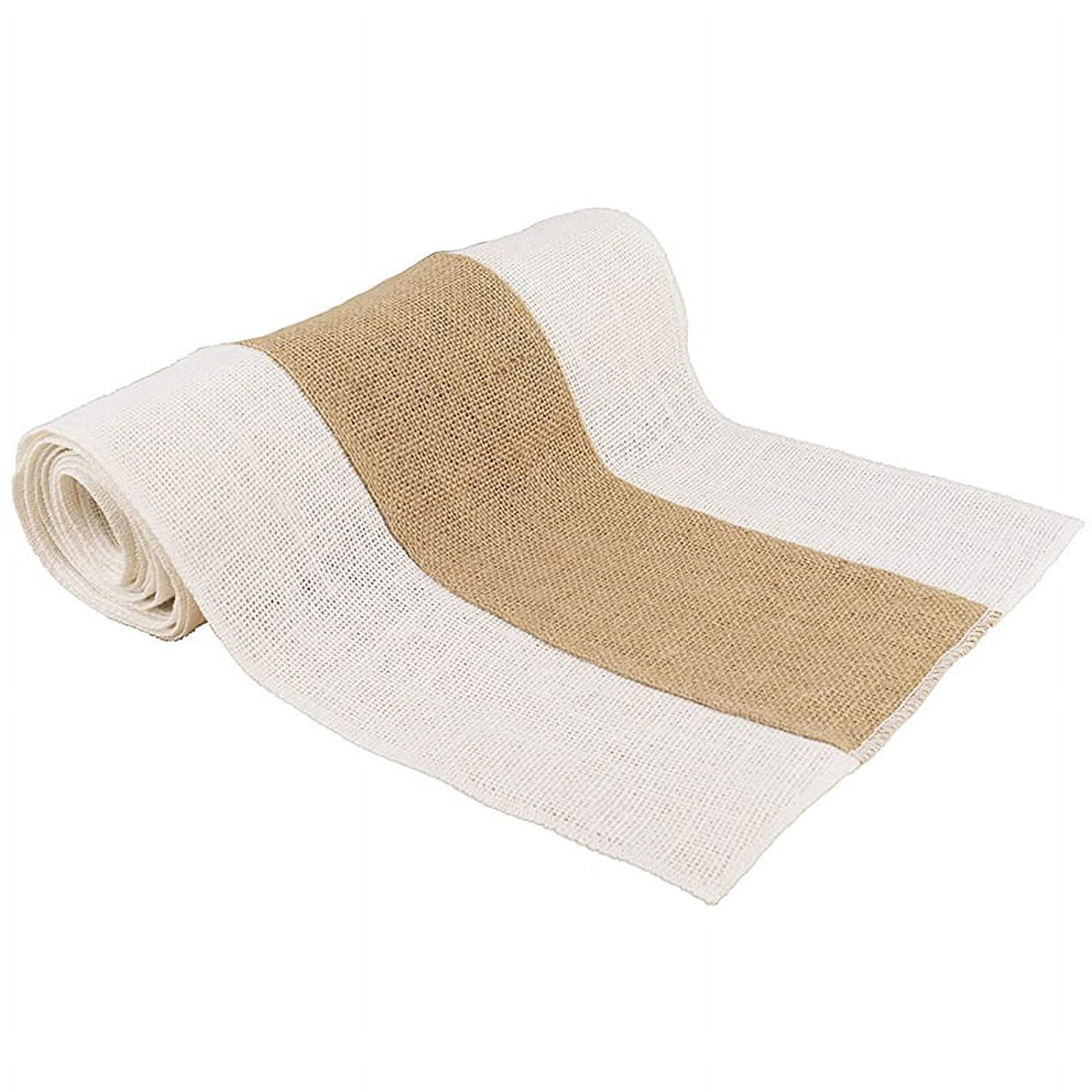 Burlap Table Runners for Kitchen Jute Table Runner 72 Inch Natural