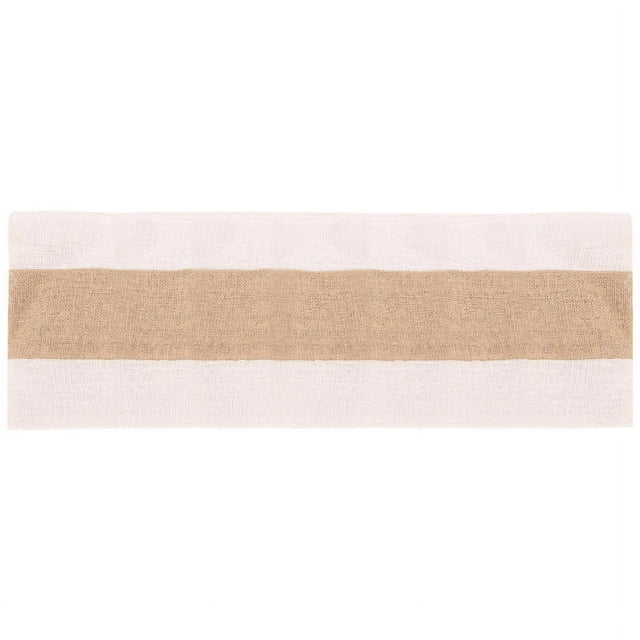 Burlap Table Runners for Kitchen Table Runner 72 Inch Natural