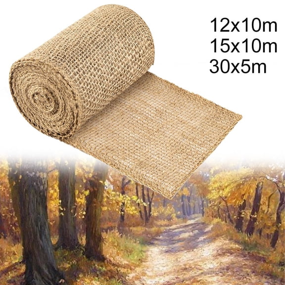 Burlap Tree Wrap Roll Tree Bandage: Protect Your Trees from Winter Cold 12Cmx10M Smile Home