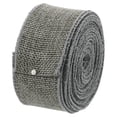 thumbnail image 1 of Burlap Wired Ribbon, 1-1/2 Inch x 10 Yards Grey Fabric Ribbon Roll, Wire Edge Ribbon Decor, 1 of 5
