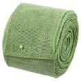 thumbnail image 1 of Burlap Wired Ribbon, 2-1/2 Inch x 10 Yards Pale Green Fabric Ribbon Roll, Wire Edge Ribbon Decor, 1 of 5